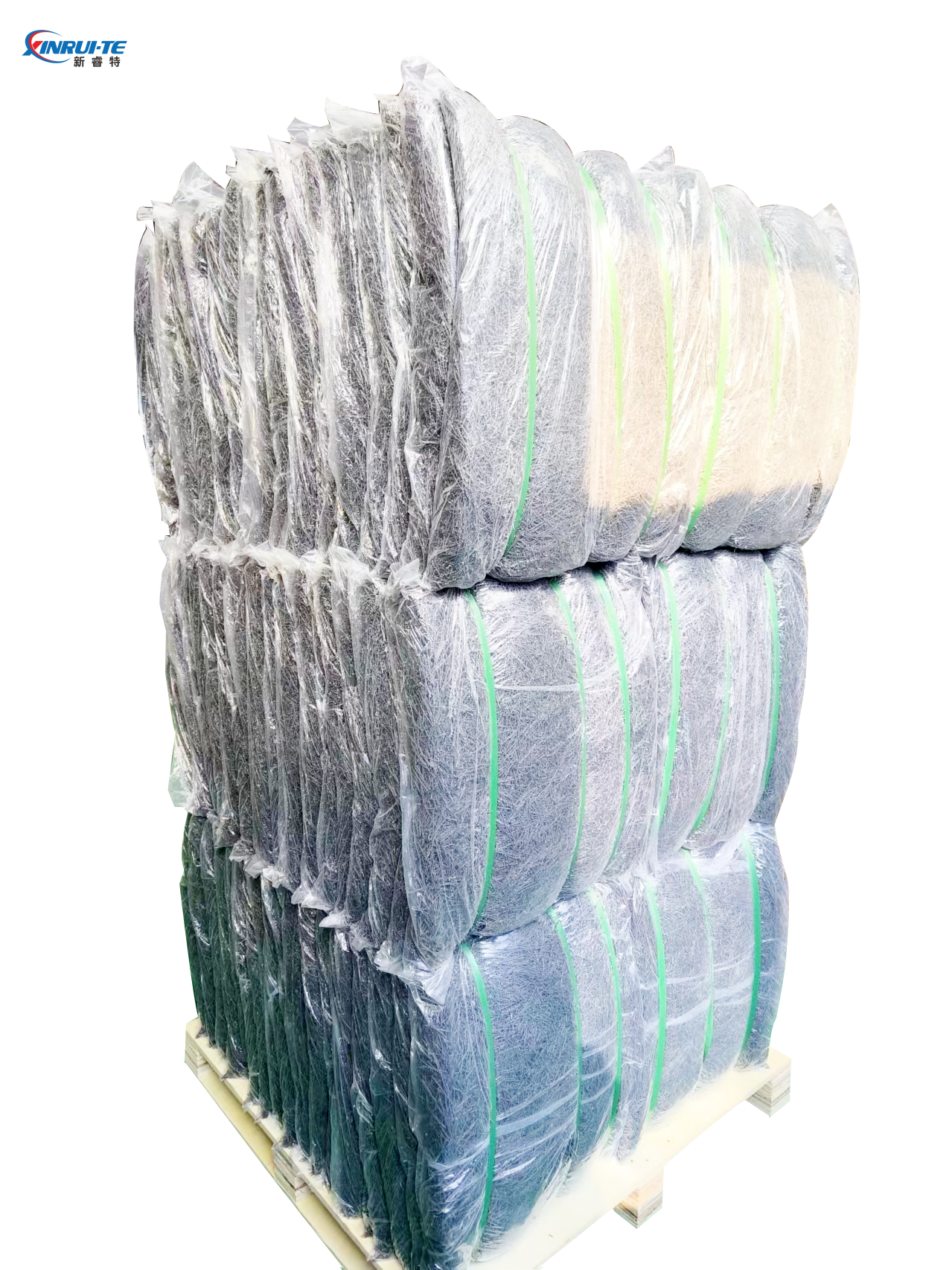  Высокопроизводимые тисненные серые волокна PP для разбрызгиваемого бетона